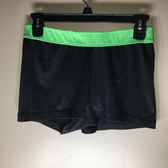 Adidas spandex/compression shorts size large​ sports athletic gym shorts green​​ - Picture 4 of 6